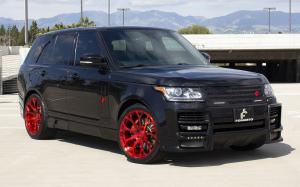 Land Rover Range Rover HSE on Red Forgiato Wheels (Drea-M) 2019 года